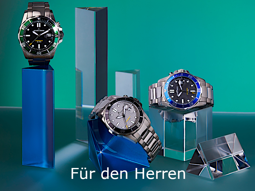 Herrenuhren von Jacques Lemans, Link zur Herrengalerie
