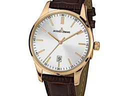 Klassische Herrenuhr, Edelstahl vergoldet