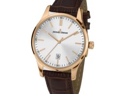 Klassische Herrenuhr, Edelstahl vergoldet